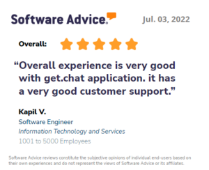 Software adivce 5 stars getchat.360dialog.io