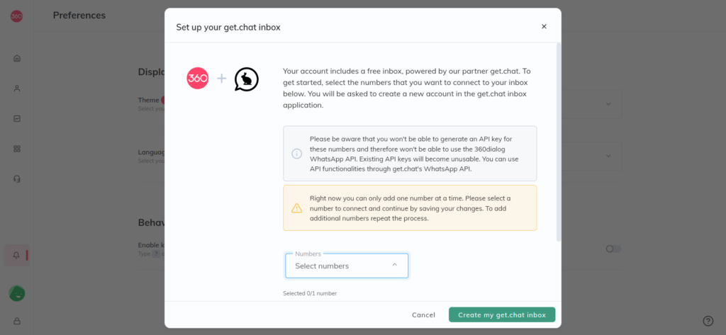 360dialog getchat whatsapp team inbox - How to get an inbox for the WhatsApp Business API for free? 360dialog getchat whatsapp team inbox getchat.360dialog.io WhatsApp Business API